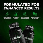 Enhanced Labs Arachidonic Acid (ARA) Muscle Building Supplement,1400 mg, 30 Servings, 120 Veg Capsules, Omega 6 for Strength & Lean Mass, Rice Bran Oil, Third Party Tested