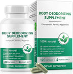Chlorophyll Capsules Body Deodorizing Supplement for Daily Internal Freshness Support | Natural Botanical Blend for Routine Odor Balance, Gut Wellness, and Clean Inner Feeling | 120 Capsules