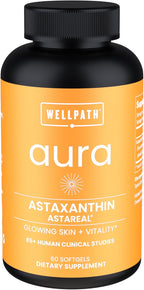 WellPath Astaxanthin 12mg (2 Pack) – Natural Astaxanthin Supplements from Microalgae – Antioxidants with Micro Ingredients, Supports Skin Hydration and Eye Health – 120 Softgel Capsules