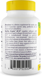 Healthy Origins UC-II 40 mg (Undenatured Type II Collagen, Non-GMO, Gluten Free, Joint Support), 60 Veggie Caps