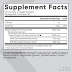 Sports Research Vegan Omega-3 Fish Oil Alternative from Algae Oil - Highest Levels of Vegan DHA & EPA Fatty Acids | Non-GMO Tested & Vegan Certified - 60 Veggie Softgels (Carrageenan Free)