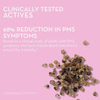 HUM Nutrition SOS PMS Gummies, Helps Relieve PMS Symptoms, Bloating Relief, Mood Swings, Hormonal Balance with Chasteberry Vitex PMS Gummies (100-Count)