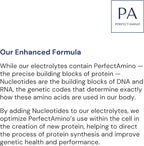BodyHealth PerfectAmino Electrolyte Powder No Sugar, Hydration Fasting Keto Zero Sugar Electrolytes Drink Mix with Trace Minerals - Lemon Lime - 30 Servings
