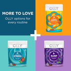 OLLY Joy Jar Gift, Easy Refillable Glass Bottle Vitamin Container, Holds Up to 120 Vitamin Gummies, Limited Edition 2022