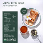 Luxmi Estates - Tea Set - Energy and Balance - 4 Packs with Organic Green, Jasmine, Ashwagandha and Hibiscus Rose Tea