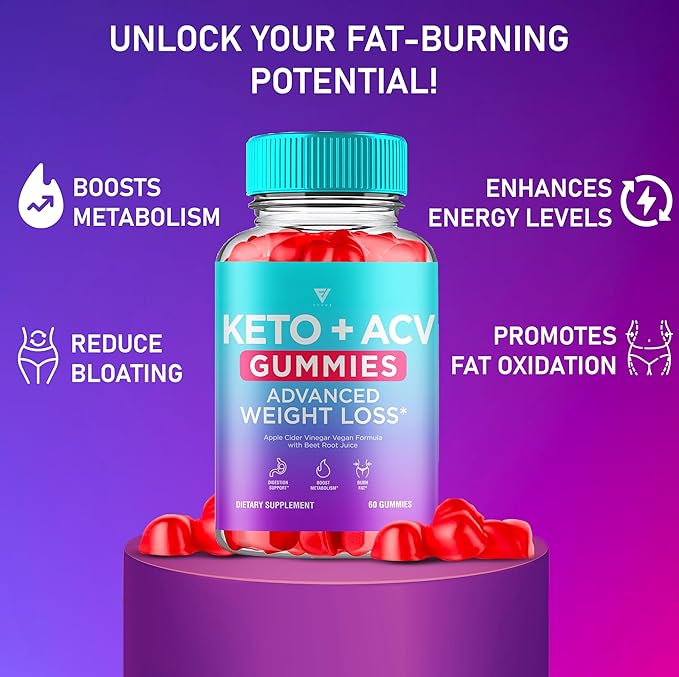 Fyvus Apple Cider Vinegar Gummies Supplement – Daily Digestive Health & Gut Wellness Support for Women & Men – Vegan ACV Gummies with Apple Cider Vinegar – Non-GMO (1 Pack - 60 Gummies)