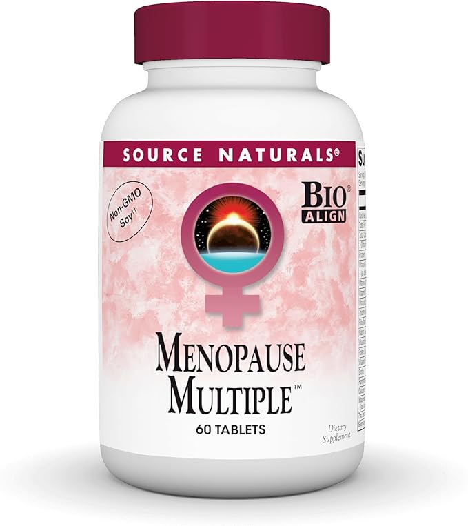 Source Naturals Menopause Multiple, Non-GMO Soy - Bio-Aligned Formula - 60 Tablets