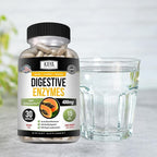 Kaya Naturals Digestive Enzymes with Prebiotics & Probiotics - Constipation & Bloating Relief Pills for Women & Men - Aids Immune Function - Digestion Support - 30 Veggie Capsules (Pack of 2)