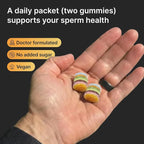 Create for Men | Male Fertility Gummies | 300 mg CoQ10, 900 mg L-Carnitine, 10 mg Lycopene | Supports Sperm Health | Blackcurrant Flavor | Vegan & No Added Sugar (28 Day Supply)