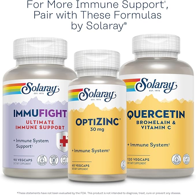 SOLARAY Reacta-C + Elderberry 500 mg VCapsules 120 Count