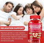 Magnesium Glycinate Gummies 600mg – Sugar Free Magnesium & Potassium Dietary Supplement with Vitamin D, B6 and CoQ10 for Calm Support & Sleep for Adults - High Absorption - Raspberry Gummies