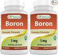 Best Naturals Boron Supplements 5 mg 240 Tablets (240 Count (Pack of 2))