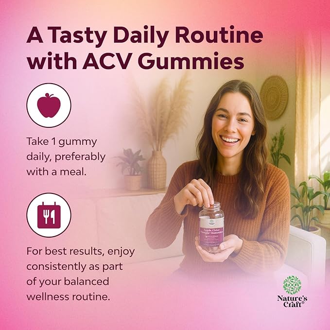 Apple Cider Vinegar Gummies with the Mother-Natural Energy Supplement ACV Gummies with Mother for Body Cleanse Immune Support and Gut Health-Delicious Gummy ACV Supplement with Beet Root Powder 2 pack