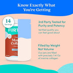 Further Food Chocolate Marine Collagen Peptides Powder with Reishi Mushroom, Wild-Caught Sustainably Sourced Fish, Hydrolyzed Type 1, 2 & 3, 7.41 Oz