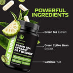Green Tea Weight Loss Pills | 45% EGCG Green Tea Extract | Fat Burner, Appetite Suppressant & Metabolism Booster for Women & Men | Jitter-Free Energy Support | Vegan Weight Loss Supplements | 120 Ct