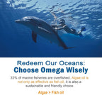 Vegan Omega-3 Gummies 1280mg + COQ10+ Vitamin D3 K2 (MK7), Omega 3 Fish Oil Alternative for Adults w/EPA 600mg & DHA 400mg & MCT Oil, No Fish Taste from Marine Algae, for Brain, Eye, Immunity, 2 Pack