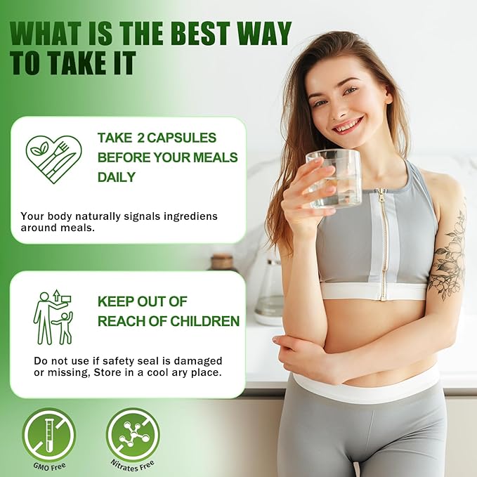 Advanced BHB Supplements, Support Natural Weight Management, Third-Party Tested, Vegan, Gluten Free, Non GMO, 60 Capsules