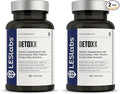 LES Labs DeToxx – Better Mornings & Recovery, Liver Support, Electrolyte Replenishment & Glutathione Support – Prickly Pear, Milk Thistle & NAC – Non-GMO Supplement – 60 Capsules (Pack of 2)