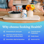 Seeking Health Vitamin D3 + K2 - Immune System & Bone Health Support with Vitamin D3 (Cholecalciferol) & Vitamin K2 (Menaquinone-7) - Vegetarian Vitamin D & K Supplement - 60 Capsules