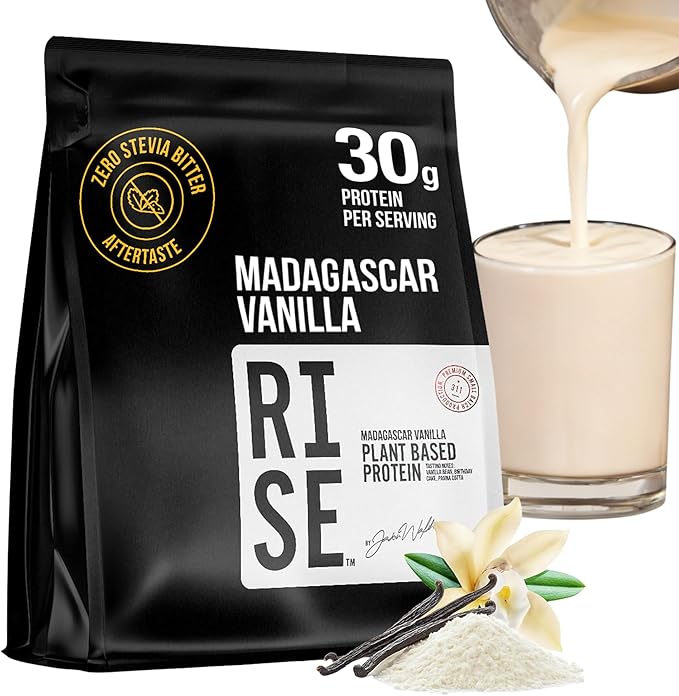 Plant-Based Protein Powder for Men and Women – 30g Complete Plant Protein and 3g Leucine, Zero Bloat, Delicious Taste and Smooth Texture, Madagascar Vanilla, 15 Servings - Scoop Not Included