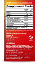 MegaRed Antarctic Krill Oil 750mg, Omega 3 Fatty Acid Supplement, Ultra Concentrate EPA & DHA Softgels, Antioxidant Astaxanthin, Heart Health Supplement with No Fish Oil Aftertaste, 80ct