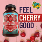 Tart Cherry Capsules Grown in USA - Lumberjack Strength Blend - Tart Cherry Powder with Bilberry (60 Count)