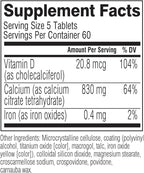 Swisse Calcium with Vitamin D3 and Citrate 830mg | Supplement for Women & Men | Bone Strength Support | Calcio | 300 Tablets | 2-Month Supply