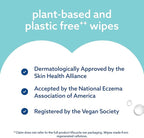 WaterWipes Sensitive+ On The Go Wipes, 3-In-1 Cleans, Cares, Protects, 99.9% Water, Unscented & Hypoallergenic Wet Wipes, 100 Count (10 Packs)