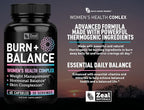 Zeal Naturals Weight Loss Support for Women + Daily Balance Vitamins (Iron, Vitamin D, Setria®, Folate) Premium Diet Support Pills for Women+ Multivitamin and Hormone Support