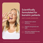 Bariatric Advantage Calcium Citrate Chewy Bites 500 mg - Highly Absorbable & Digestible - Vitamin D3 - Easily Chewable Calcium Supplement - Pineapple Mango - 90 Count