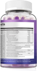 2-Pack Multivitamin for Men, Mens Multivitamins Gummies w/Omega-3, Probiotics, Inositol, Folate, Male Support Blend, Vitamins A, C, D, E, B - Support Heart, Brain, Muscle, Energy, Sugar-Free Gummy