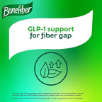 Benefiber Prebiotic GLP-1 Friendly Fiber Supplement Gummies with Probiotics for Digestive Health, Assorted Fruit Flavors - 50 Count