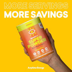 EBOOST Energy Drink & Electrolyte Powder Drink Mix - Super Powder Orange with No Added Sugar, Blend of Vitamins, Nootropics, Natural Caffeine & Hydration - Pre & Post Workout - 40 Serving Tub