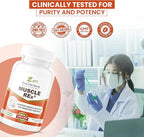 ZEN LIFE HERB Muscle REx - Joint, Muscle & Nerve Support - Relax Aches & Chronic Discomfort Plant-Based Supplement (60 Capsules)