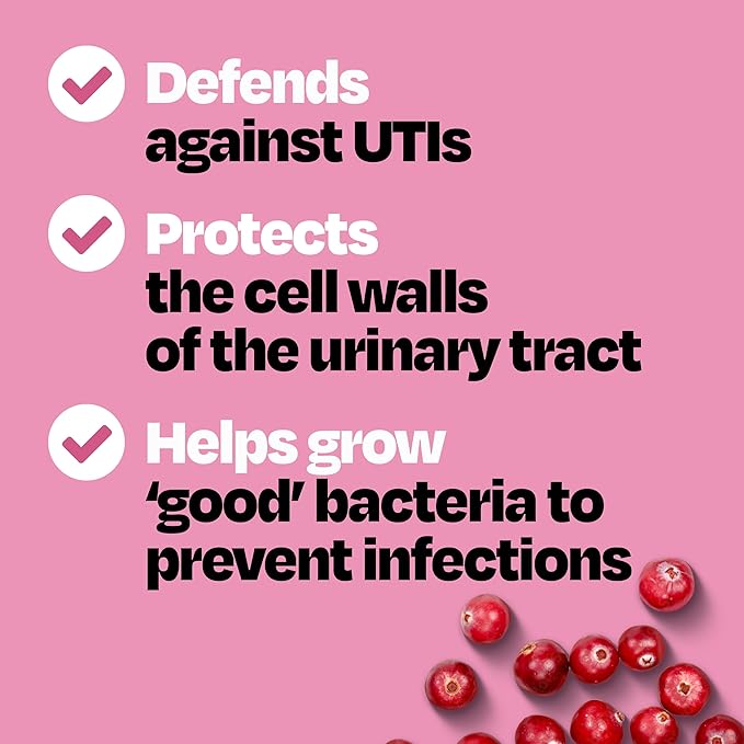 Cystex Urinary Tract Infection Support & Prevention - Cranberry Prebiotic Supplement with D-Mannose & Vitamin C for UTI Protection & Urinary Health Maintenance - 7.6 fl oz (Pack of 2)