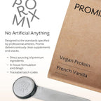 ProMix Nutrition Plant-Based Vegan Protein Powder, Vanilla - Pea Protein & Vitamin B-12 - ­Post Workout Fitness & Nutrition Shakes, Smoothies, Baking & Cooking Recipes - 2.5 Pound (Pack of 1)