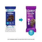 Quest Nutrition Frosted Cookies Twin Pack, Chocolate Cake, 1g Sugar, 11g Protein, 1g Net Carbs, Gluten Free, 16 Cookies
