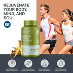 HMS Nutrition Korean Red Panax Ginseng 2000mg Supplement – 120 Vegan Capsules, Max Strength Ginsenosides, NSF Certified Extract for Energy, Stamina, Focus, Performance & Immune Support