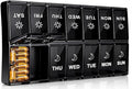 mossime Extra Large Weekly Pill Organizer 2 Times a Day, 7 Day AM PM Pill Box with XL Capacity Compartments, Jumbo Vitamins Holder Case and Medicine Organizer for Supplements and Daily Medication