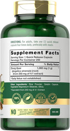Carlyle Dong Quai Capsules | 250 Count | Non-GMO and Gluten Free Supplement | Traditional Herb