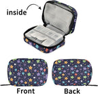 Stars Weekly Medicine Pill Organizer Travel Pill Case Box Holder Container Small for Vitamin Supplement