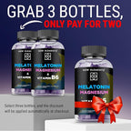 New Elements Melatonin Gummies 10mg with Magnesium Glycinate & Vitamin B6 | Sleep Support, Relaxation & Stress Relief | Non-GMO, Gluten-Free | Great-Tasting | Natural Grape Flavor