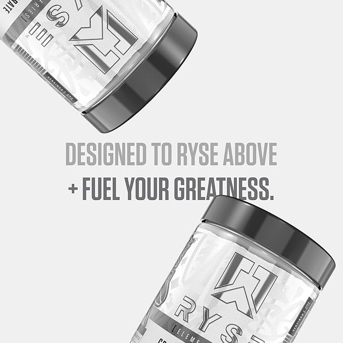 RYSE Creatine Monohydrate Powder - Unflavored - Supports Men & Women Lean Muscle Growth, Strength, Power, and Endurance - Helps Reduce Fatigue and Improve Workout Recovery - 60 Servings