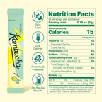 TEAZEN Pineapple Kombucha Powder, Hydration Drink Mix, Sugar Free, Live Probiotics & Prebiotics, On-the-Go 10 Packets, 1.76oz