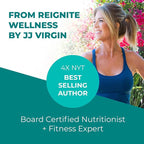 Reignite Wellness by JJ Virgin | Vanilla Paleo-Inspired All-in-One Shake | Gluten Free + Dairy Free Protein Powder | Contains 20G of Beef Protein with Vitamins, Minerals, Amino Acids | 30 Servings