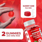 Vitamatic Extra Strength Vitamin B12 5000 mcg (Methyl B12) Gummies - 240 Count, Natural Cherry Flavored