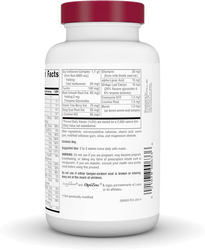 Source Naturals Menopause Multiple, Non-GMO Soy - Bio-Aligned Formula - 120 Tablets