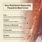 MK Supplements Grass Fed Beef Liver Supplement, Supports Energy Production, Detoxification, Digestion, Immunity and Full Body Wellness, Non-GMO, Freeze Dried, 30 Servings (3,000 mg Each)