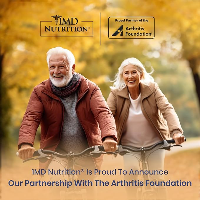 1MD Nutrition MoveMD - Joint Health Supplement - Doctor Formulated | with Collagen, Astaxanthin, and More | 30 Capsules (3-Pack)