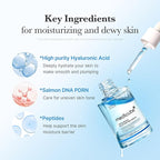 medicube Hyaluronic Multi Peptide PDRN Serum for Glowing and Soothing | Lightweight Water Plumping Radiant Facial Serum for All Skin Type, Hydrating Moisturizer, Korean Skincare | 30ml 1.01fl.oz.